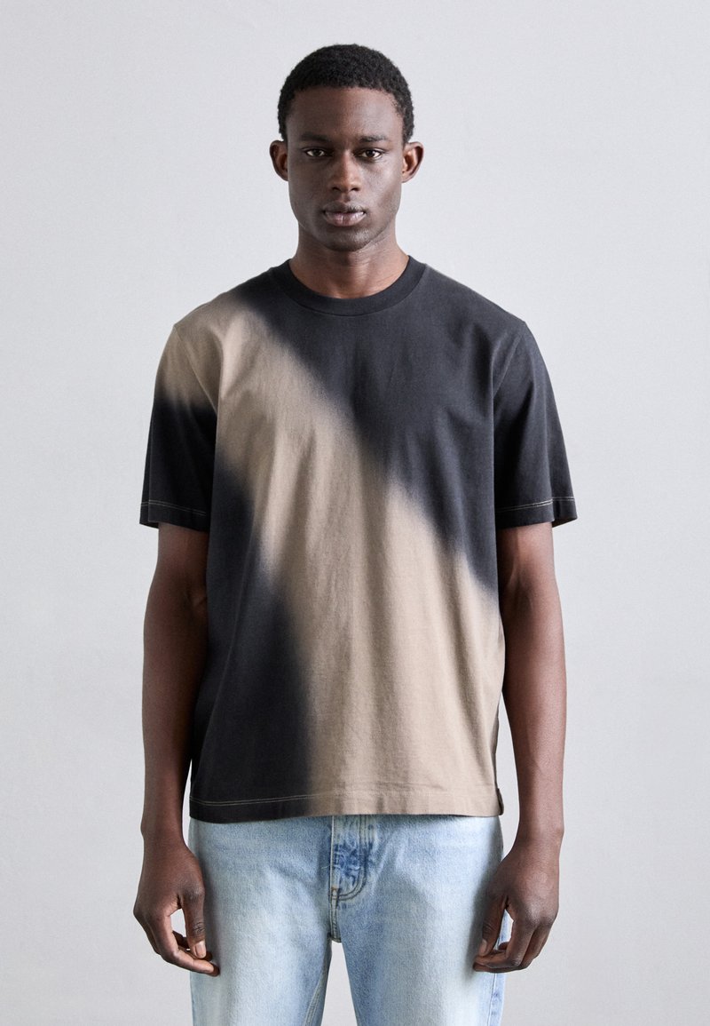 rag & bone - OMBRE CLIFF TEE - Print T-shirt - dark army, Enlarge
