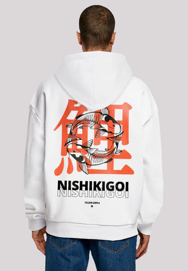 NISHIKIGOI KOI JAPAN GRAFIK - Kapuzenpullover - weiß