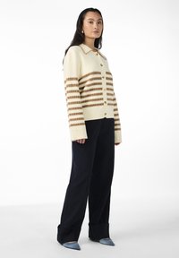 YAS YASTIGGA CARDIGAN - Kardigán - birch/tigers eye