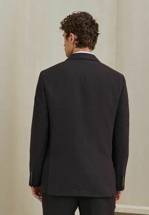 Next, REGULAR FIT - REGULAR FIT NOVA FIDES ITALIAN PUPPYTOOTH TEXTURE SUIT JACK - Suit jacket - brown