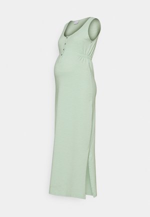 MLHANNE LIA DRESS - Vestido largo - cameo green/snow white