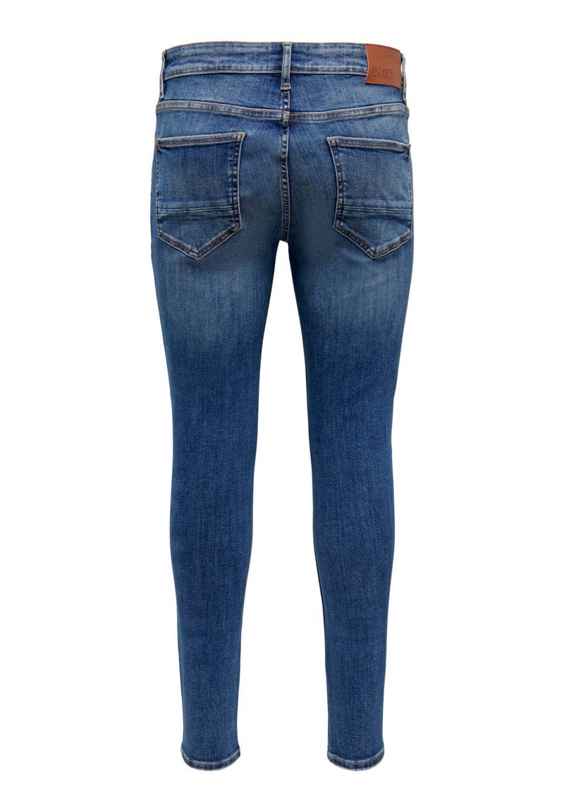 Vaqueros ONLY & SONS Para Hombre - Corte Holgado, Color Blue Grey Denim, Talla 28W/30L