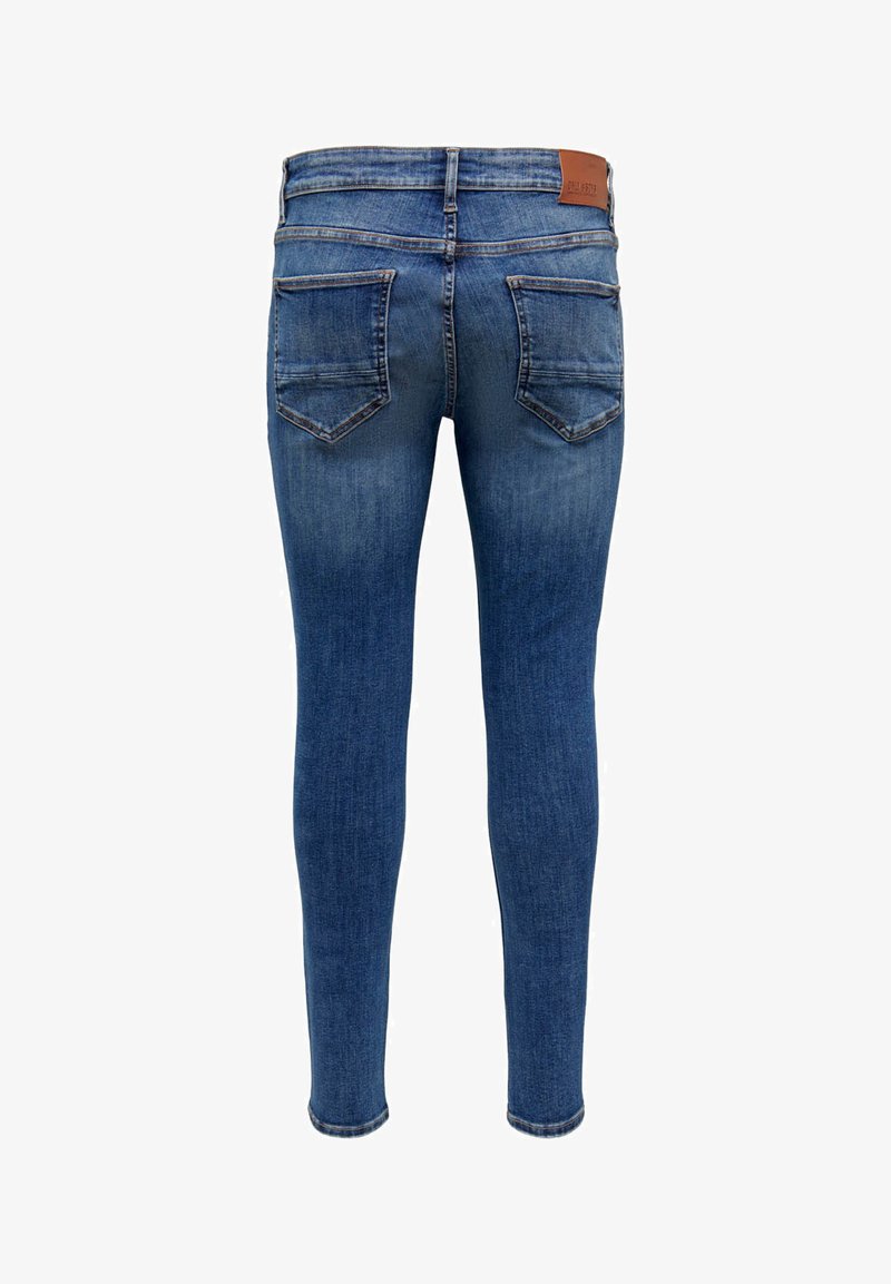 Vaqueros ONLY & SONS Para Hombre - Corte Holgado, Color Blue Grey Denim, Talla 28W/30L