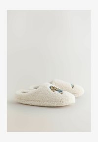 Next Pantoffels - neutral charlie cockapoo/wit - Zalando.be