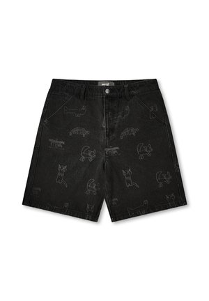 Former, Jeansshort - black