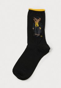 HOLIDAY BEAR ANKLE SINGLE - Socks - black