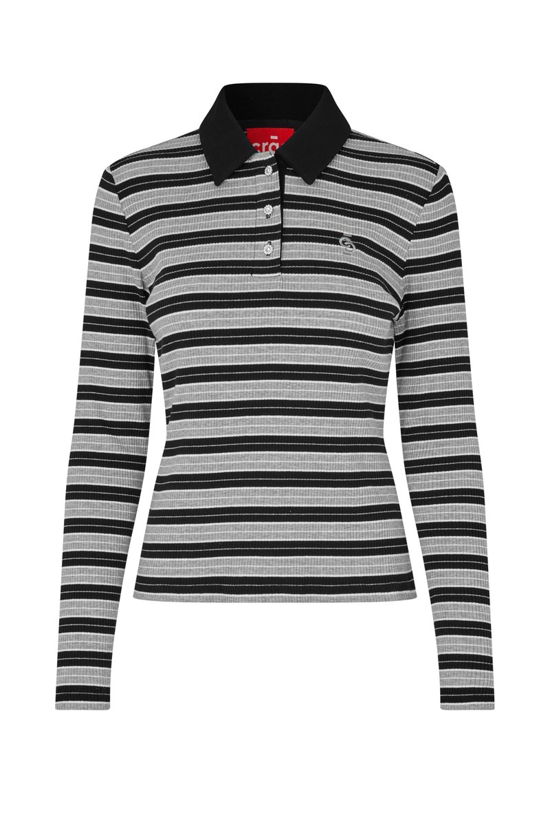 Cras Poloshirt grijs