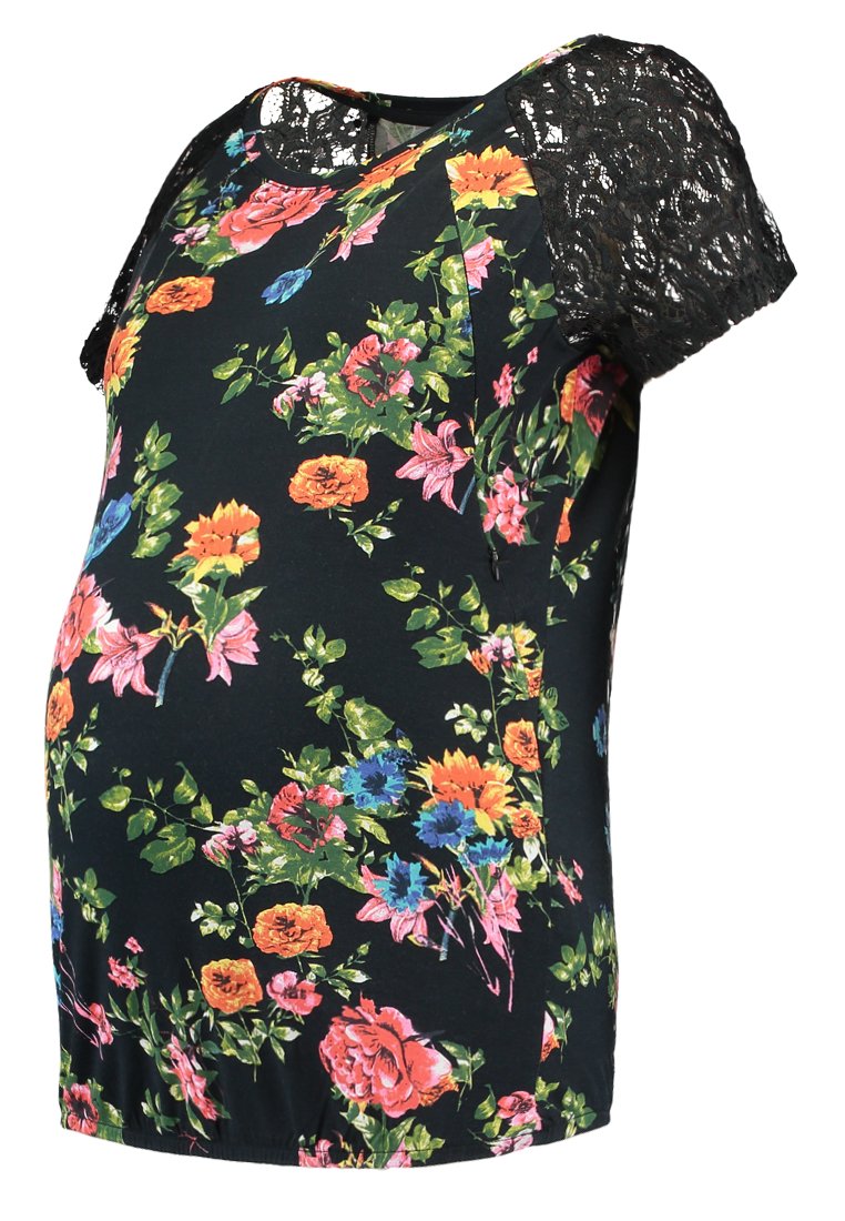 love2wait T-shirt print zwart