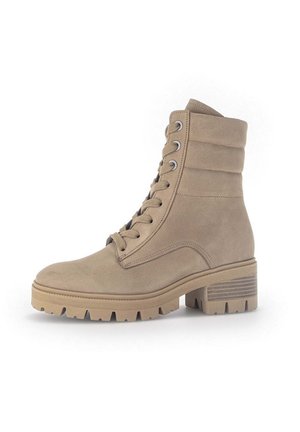 COMBAT - Bottines à plateau - beige