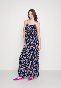 Ada S S Midi Dress Sky Captain Aop Clou