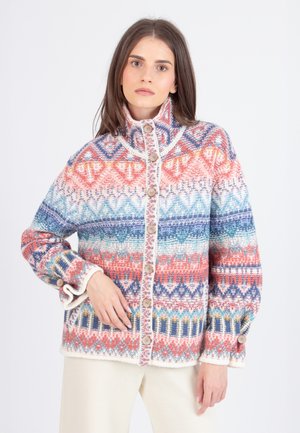 JACQUARD ROLLNECK RE-DANDY PATTERN - Neuletakki - off white