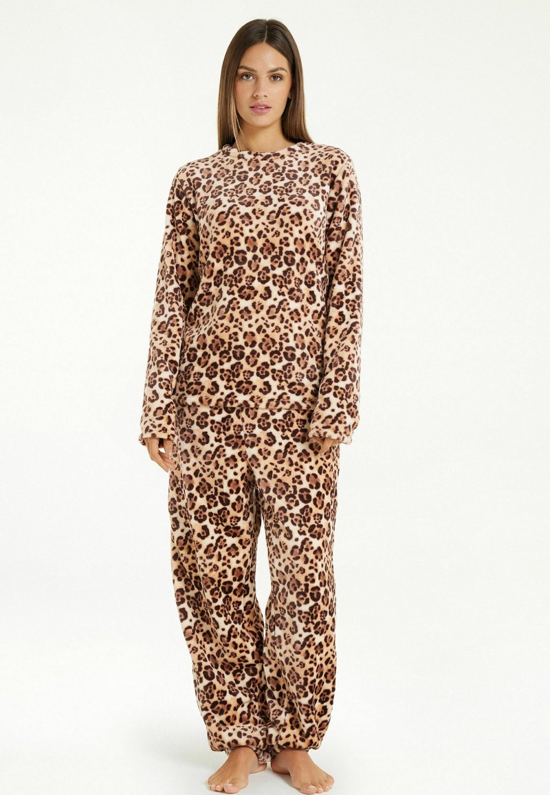 Pigiami Donna Intimissimi Pigiama Leopardato Set Pigiama Pigiama