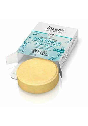 LAVERA DUSCHGEL FESTE DUSCHE 2IN1 BASIS SENSITIV HYDRO FEELING - Duschgel - gelb