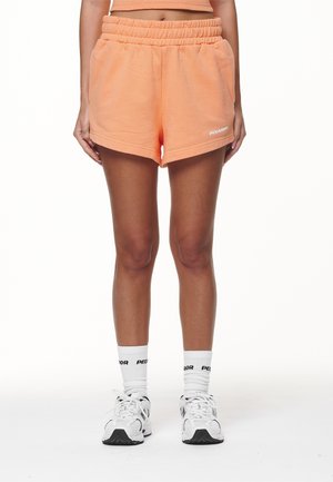 WILUNA HIGH WAISTED - Treniņtērpa apakšdaļas - washed apricot/white