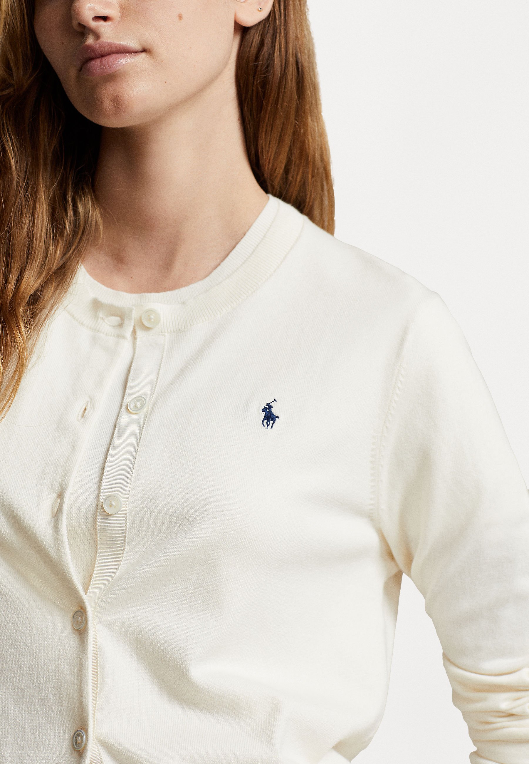 Polo Ralph Lauren PIMA COTTON LONG SLEEVE CARDIGAN