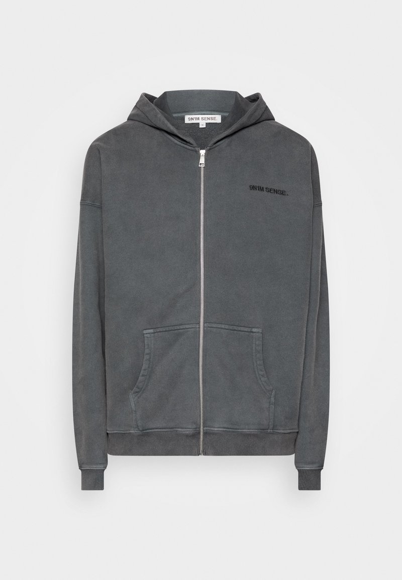 9N1M SENSE ZIP HOODIE OVERSIZED UNISEX - Zip-up sweatshirt - grey -  Zalando.ie