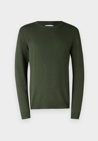 JJEEMIL CREW NECK - Pullover - kombu green