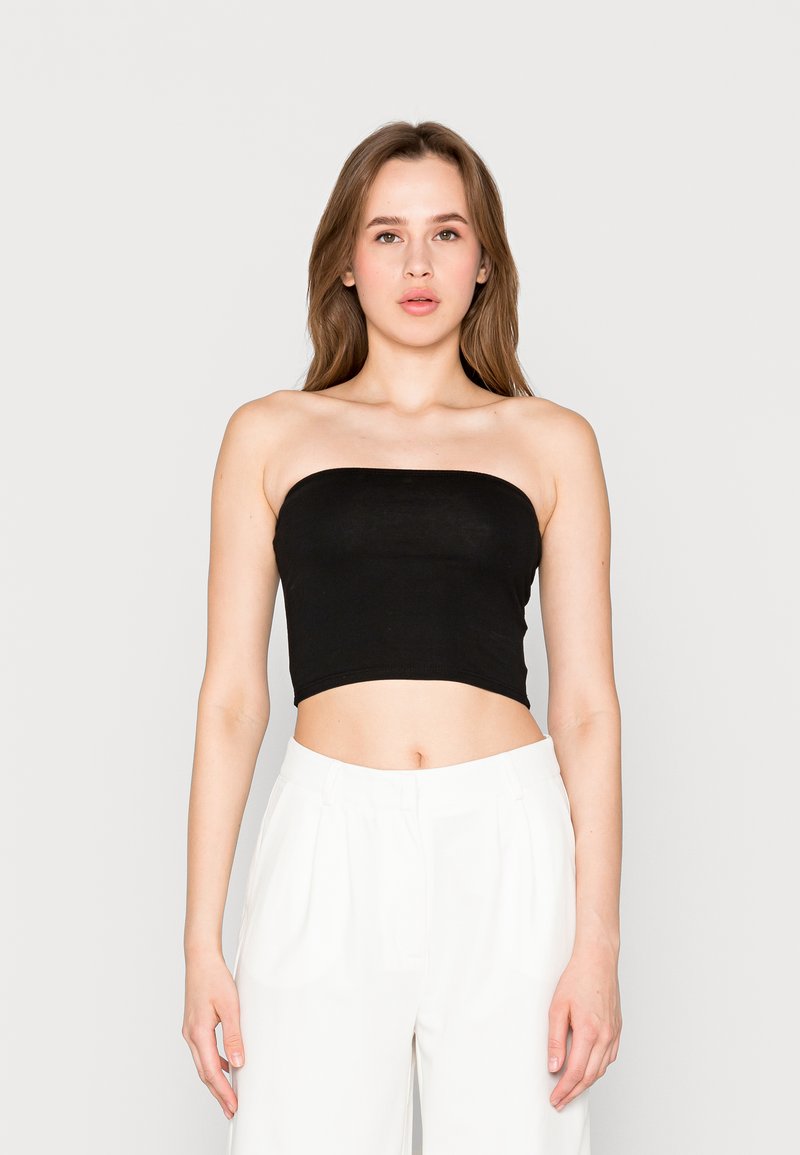 Glamorous BANDEAU TUBE TOP 2 PACK - Top - pale lemon/black/verde - Zalando.es