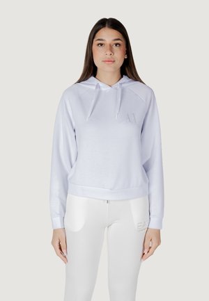 Felpa con cappuccio - white