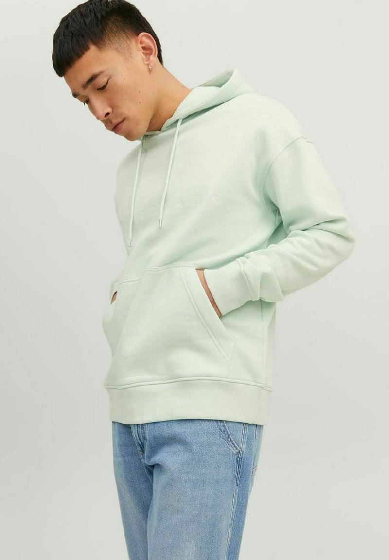 Jack & Jones JORCOPENHAGEN UNISEX - Džemperis ar kapuci - pale blue