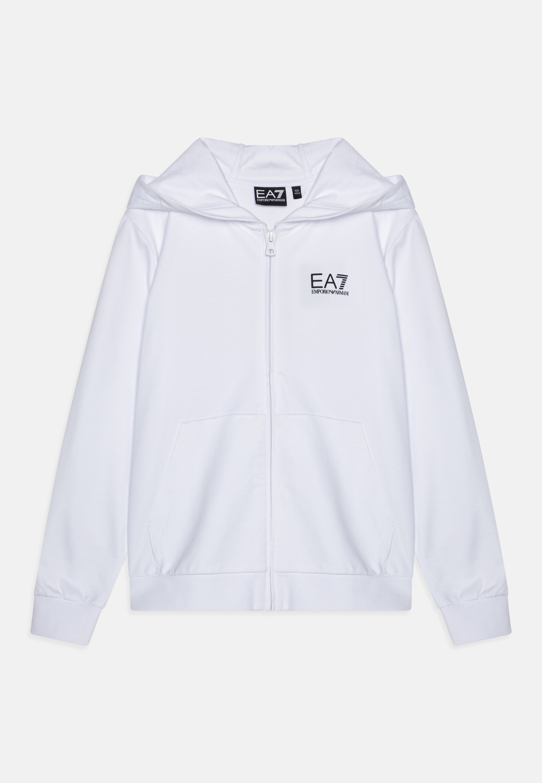 EA7 Emporio Armani UNISEX Zip-up sweatshirt white