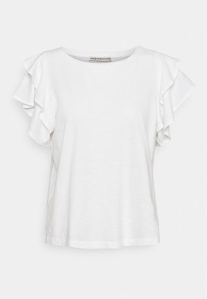 T-shirt med print - white