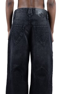 FAVELA COWBOY - Jean large - black washed