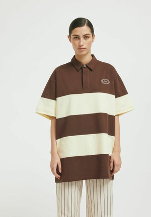CARLRS TEE - Polo shirt - mahogany