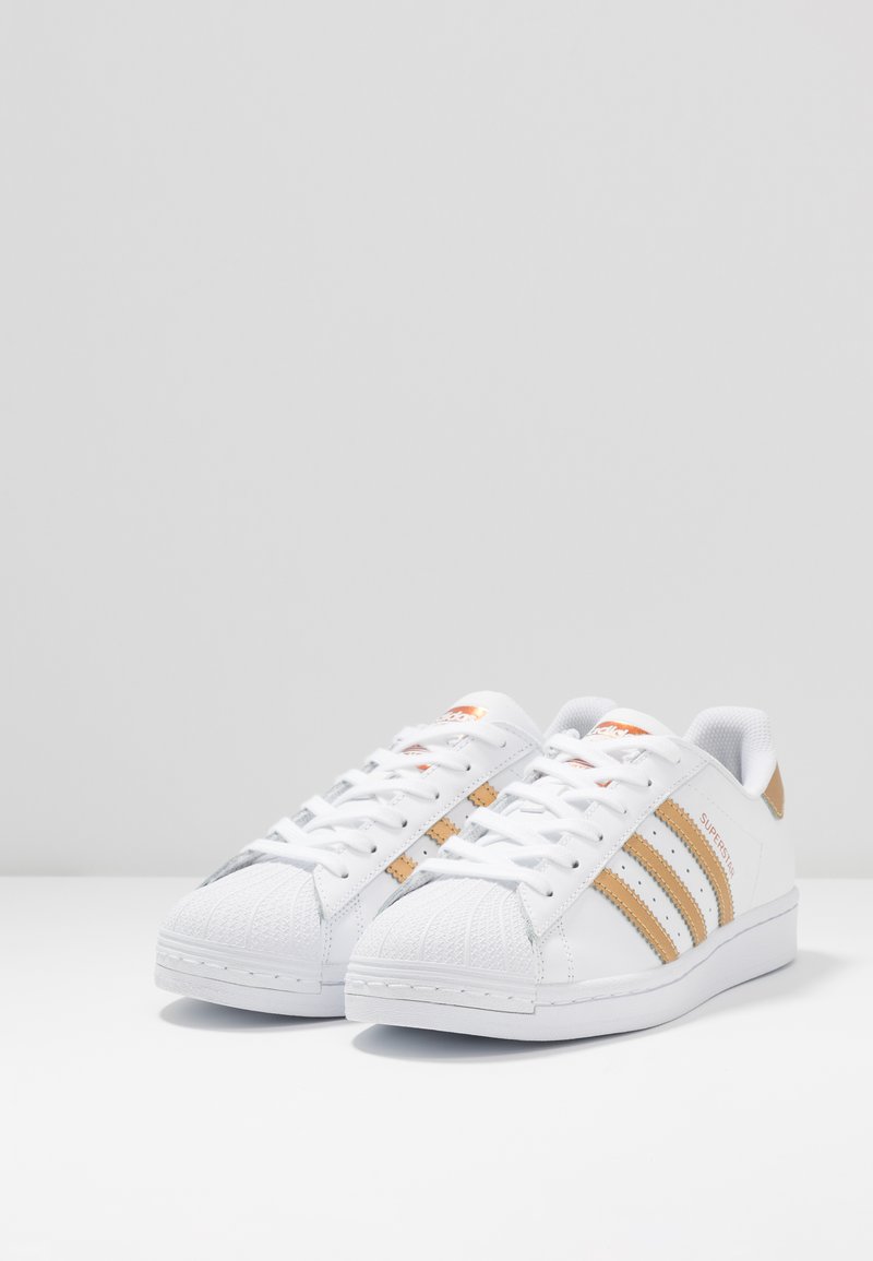 adidas Originals SUPERSTAR - Zapatillas - footwear wihte/copper black/blanco - Zalando.es