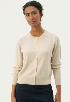 Cardigan - natural melange