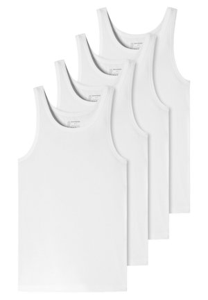 Schiesser 4ER-PACK - 95/5 - Unterhemd/-shirt - weiß