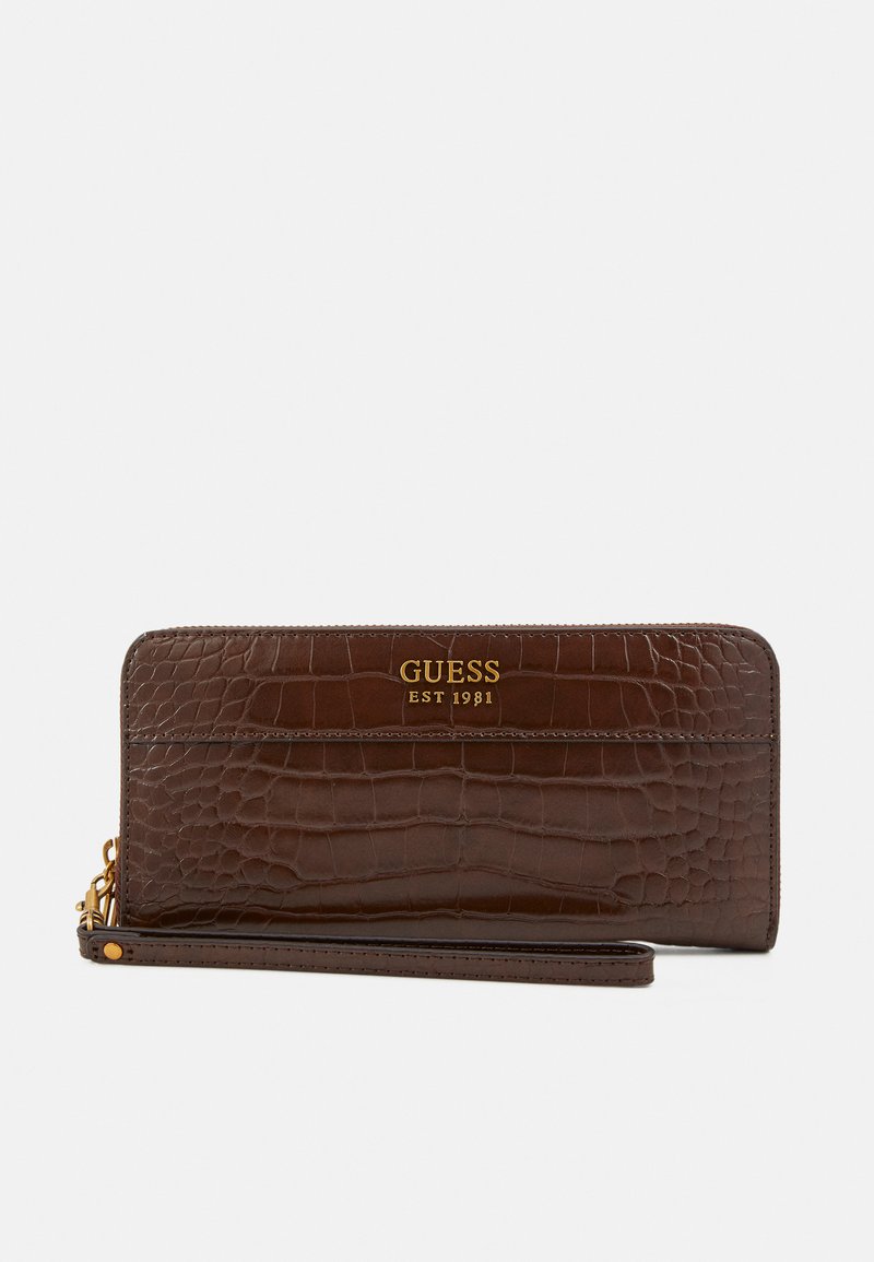 Guess KATEY LARGE ZIP AROUND Wallet brown Zalando.co.uk