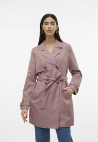 Vero Moda REVERSKRAGEN   - Trenchcoat - nostalgia rose