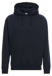 Urban Classics Felpa Con Cappuccio Uomo – Upper Block Hoody – Tessuto Terry E Bottone Sul Cappuccio