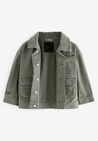 Next REGULAR FIT - Denimová bunda - sage green