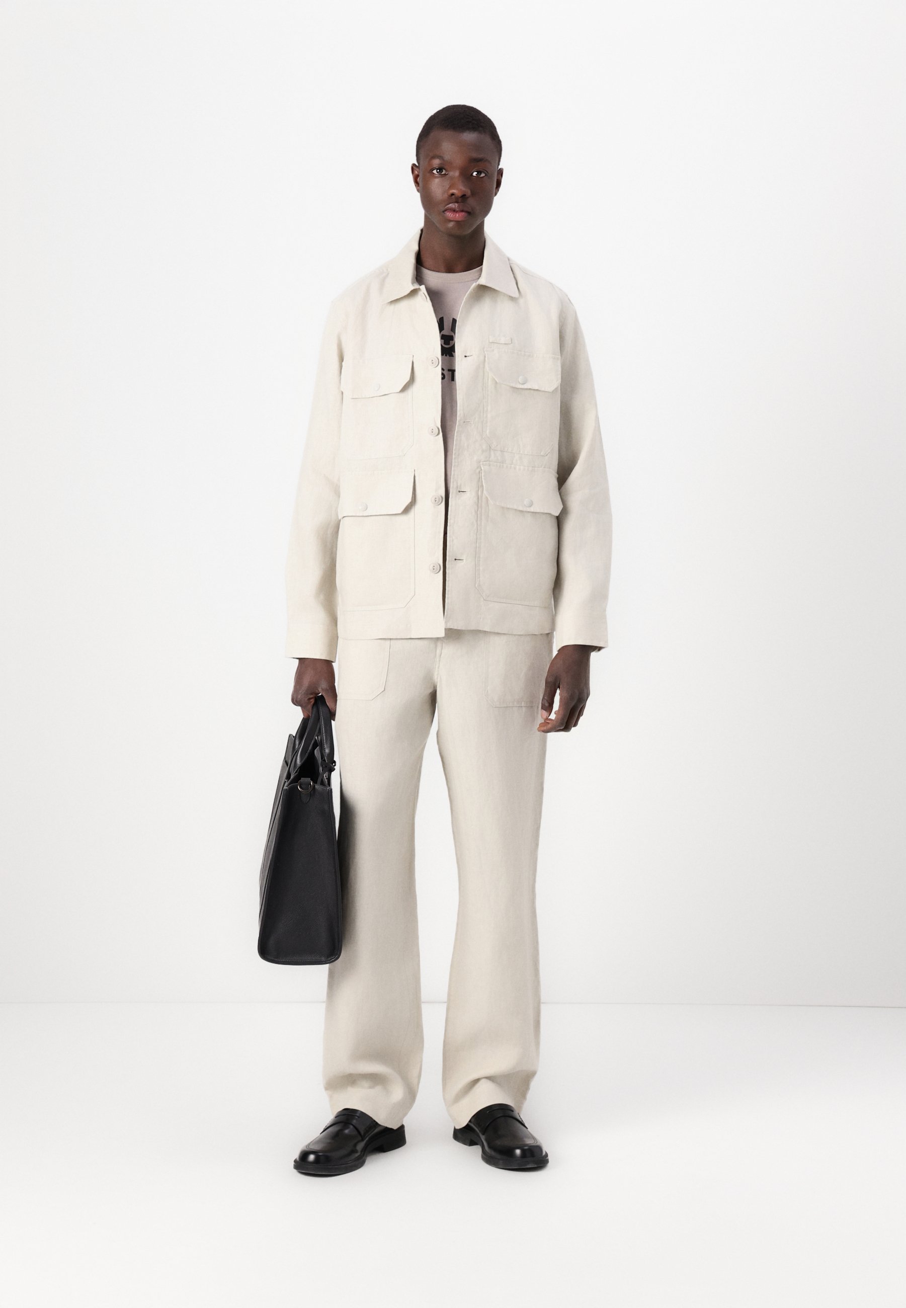 Belstaff FORGE OVERSHIRT - Summer jacket - stone beige/stone