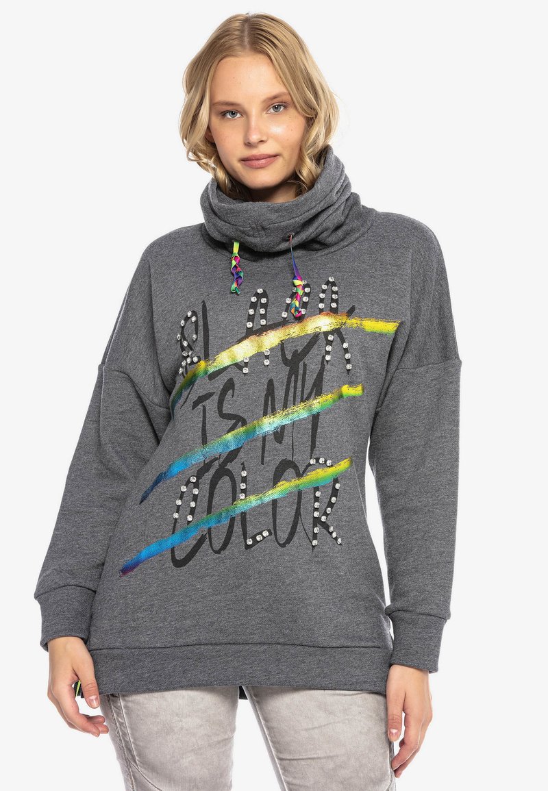 Damen Sweatshirts | Cipo & Baxx Sweatshirt anthracite/anthrazit - IK43991 Damen Sweatshirts | Cipo & Baxx Sweatshirt anthracite/anthrazit - IK43991