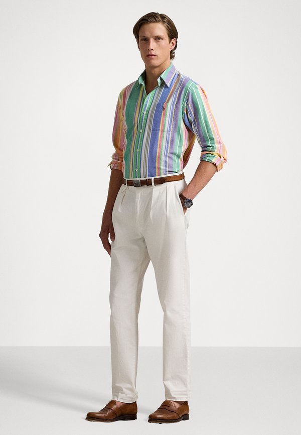 SLIM FIT LINEN SHIRT - Shirt - multicolour4