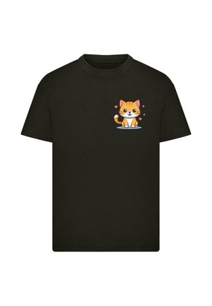 CUTE CAT - T-shirt med print - black