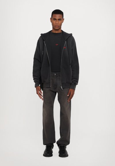 424 ZIP UP HOODIE - Sweatjacke - black
