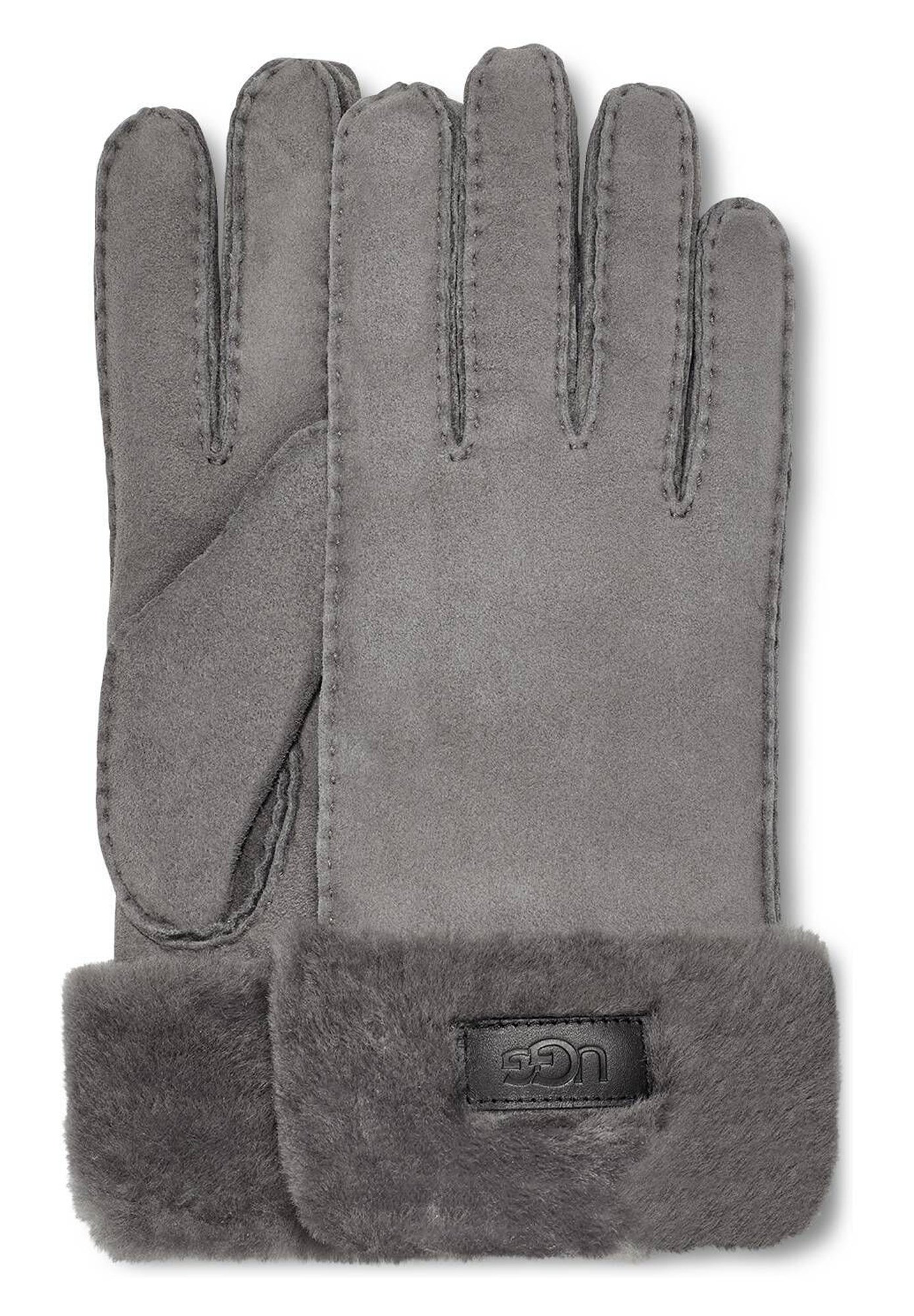 UGG TURN CUFF GLOVE - Handschoenen - mtl/grijs - Zalando.nl