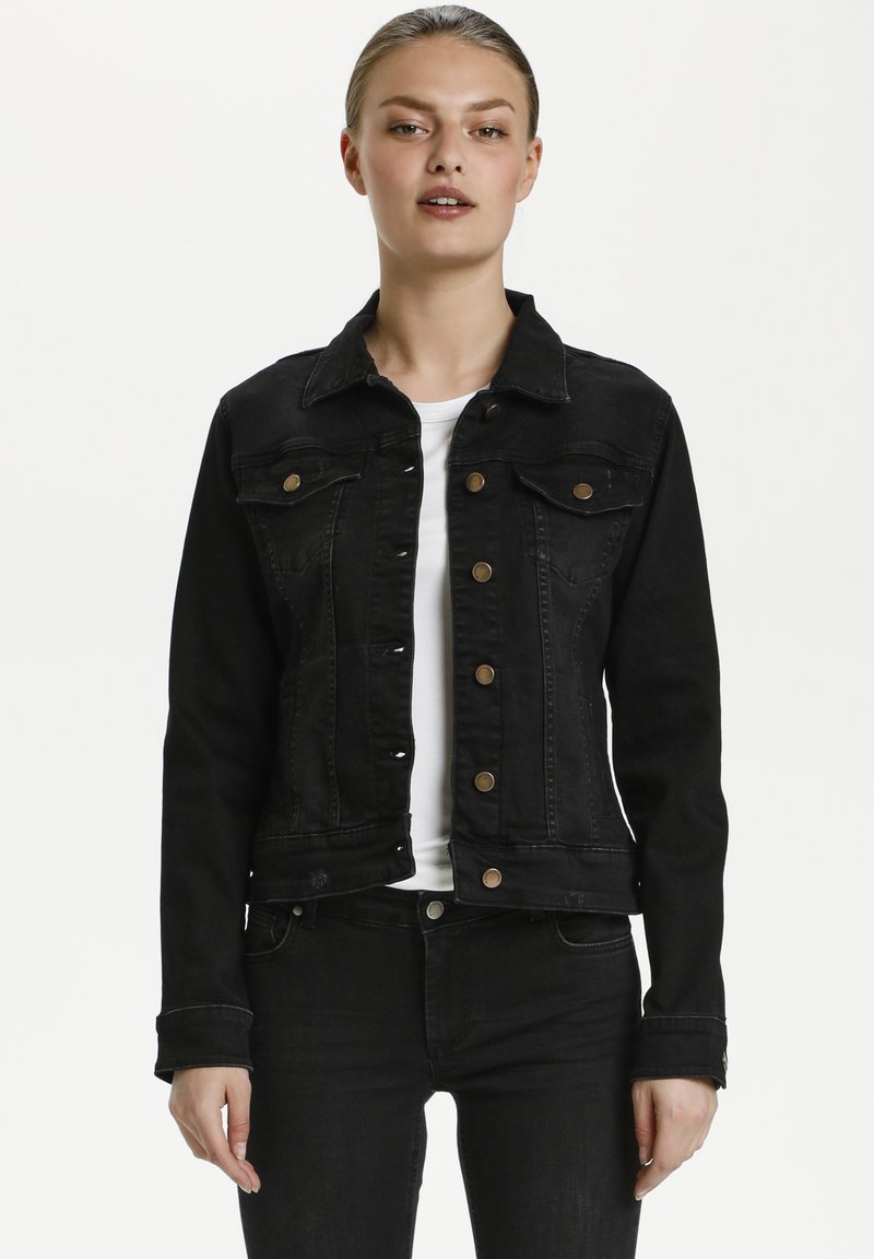 My Essential Wardrobe Traper jakna - black vintage wash