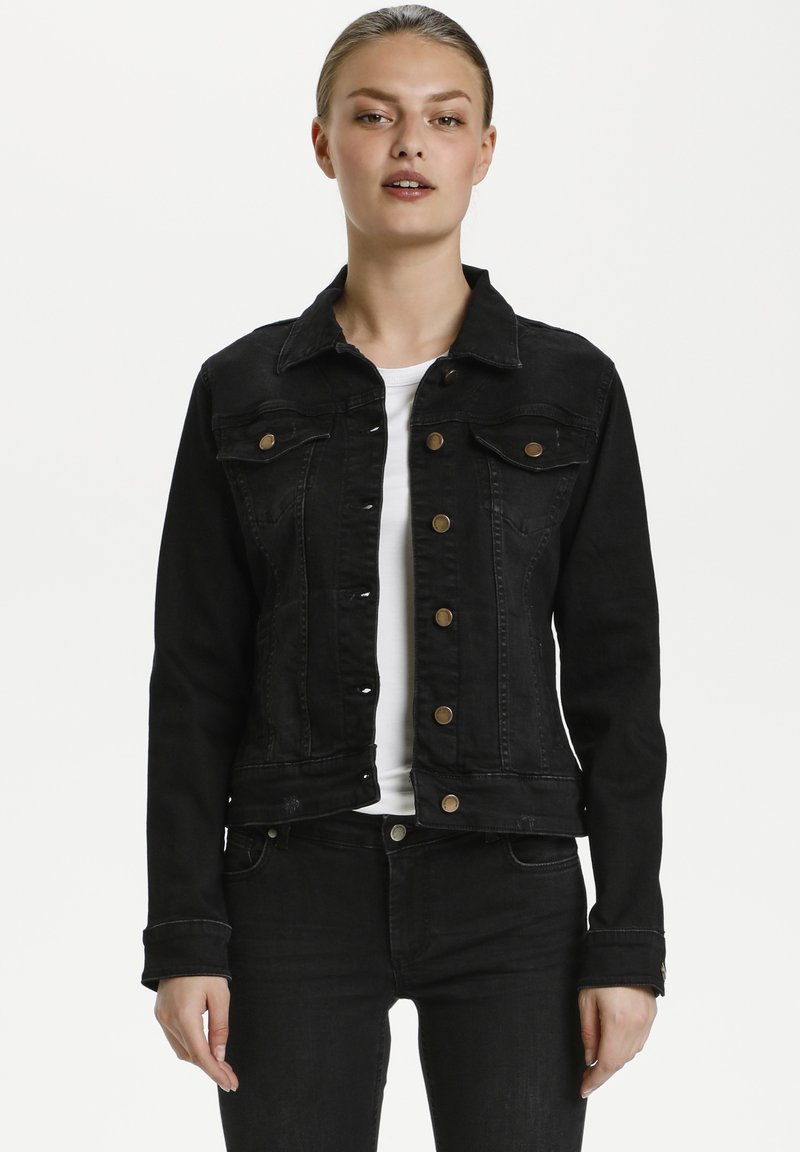 My Essential Wardrobe - Chaqueta vaquera - black vintage wash, Ampliar