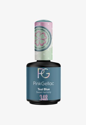 Pink Gellac, Color Layer - Nail polish - teal blue
