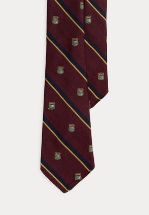 Polo Ralph Lauren, VINTAGE-INSPIRED STRIPED CLUB TIE - Вратовръзка - wine