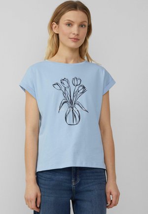 T-Shirt print - hellblau