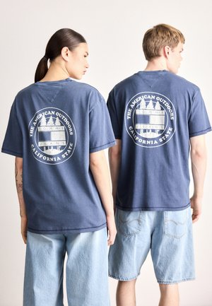 OUTDOOR TEE UNISEX - T-shirt imprimé - dark night navy