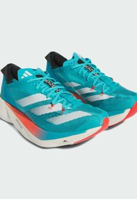 adidas Performance ADIZERO ADIOS PRO 3 - Løpesko for vei - lucid cyan cloud white bright red