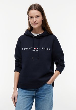 Tommy Hilfiger Φούτερ με κουκούλα - marine