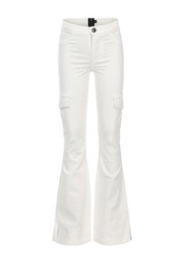 Looxs Revolution WIT CARGO STRETCH - Bootcut jeans - wit